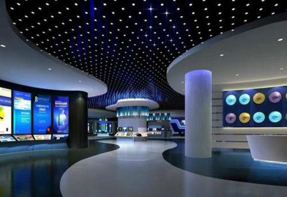 深展廳設計公司來體現(xiàn)公司的文化以及品牌形象效果