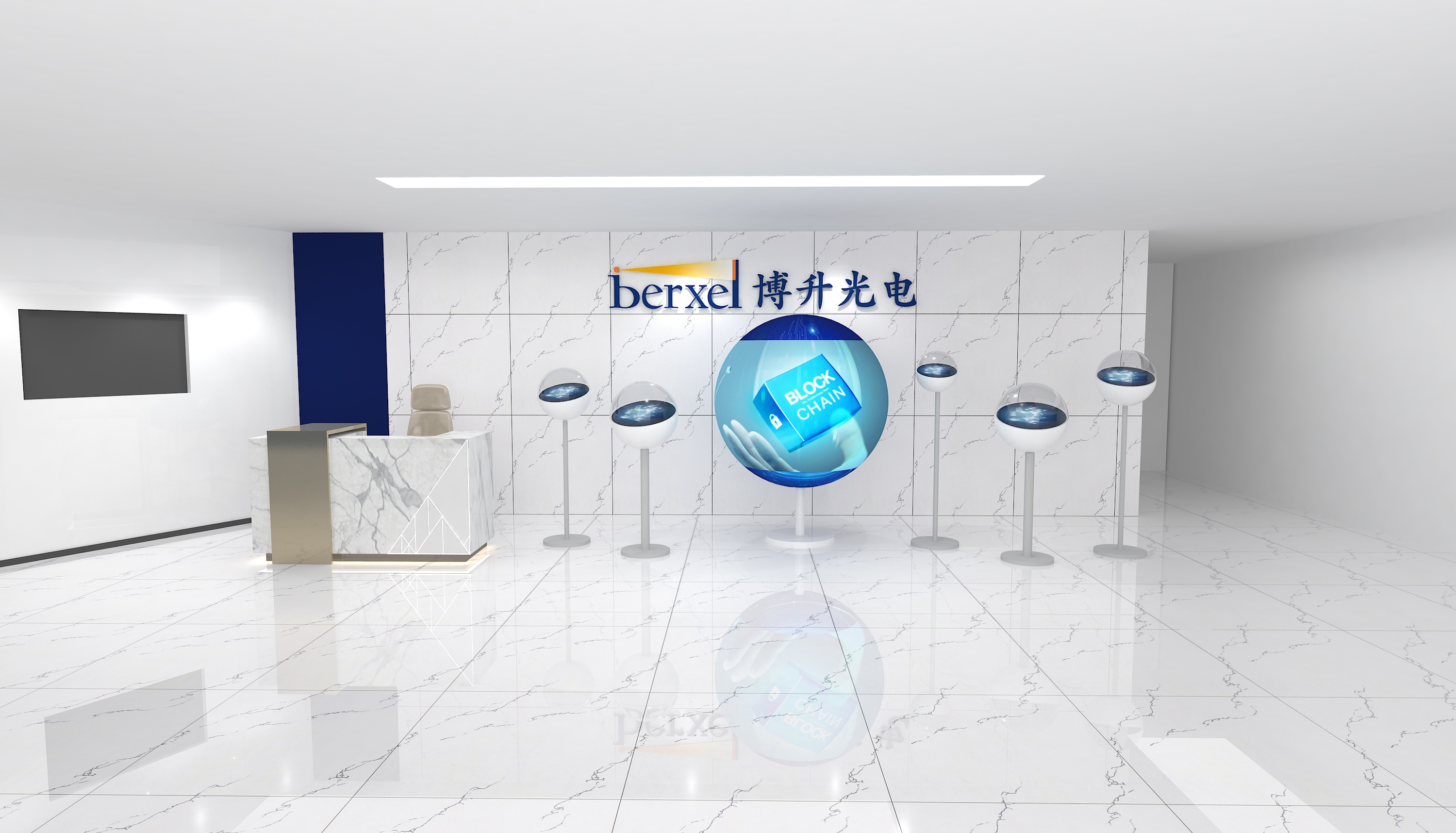 熱烈祝賀我司順利簽約博升光電展廳項目